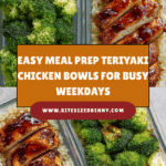 Meal Prep Teriyaki Chicken Bowls Recipe
