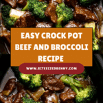 Savory Crock Pot Beef and Broccoli Recipe