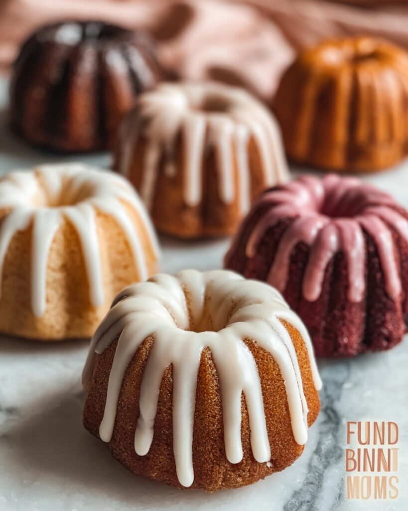 Mini Bundt Cakes with Optional Citrus, Chocolate, and Nut Variations Recipe