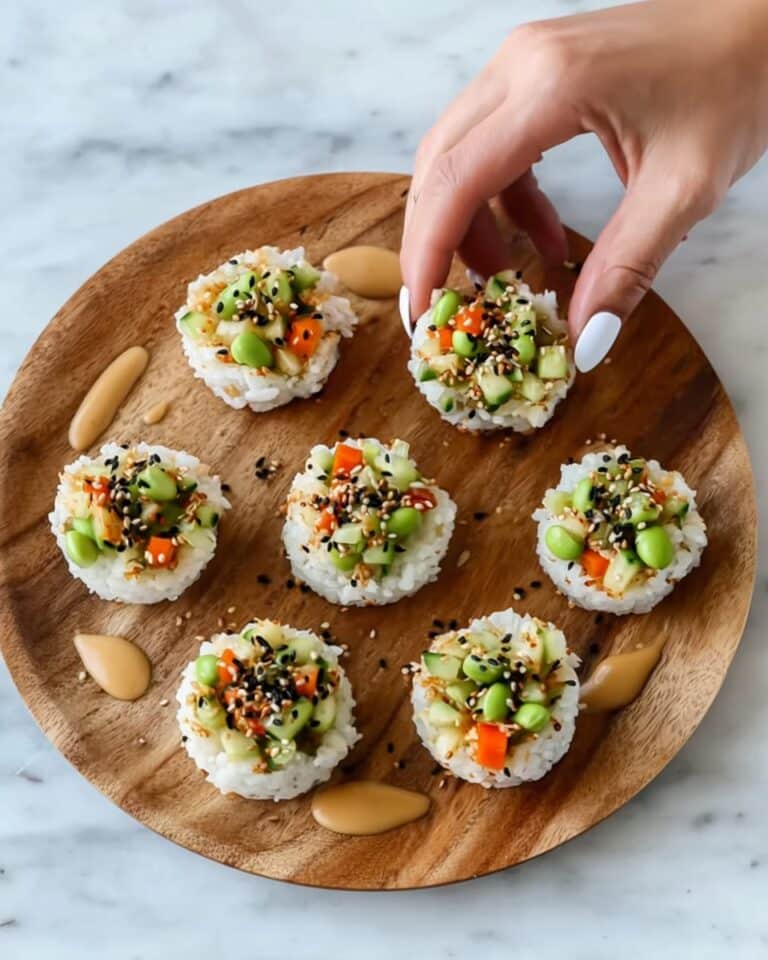 Sushi Cups with Spicy Mayo and Fresh Veggies Recipe