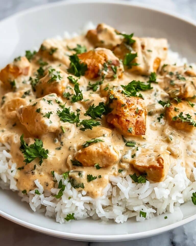 Creamy Garlic Chicken and Rice Recipe