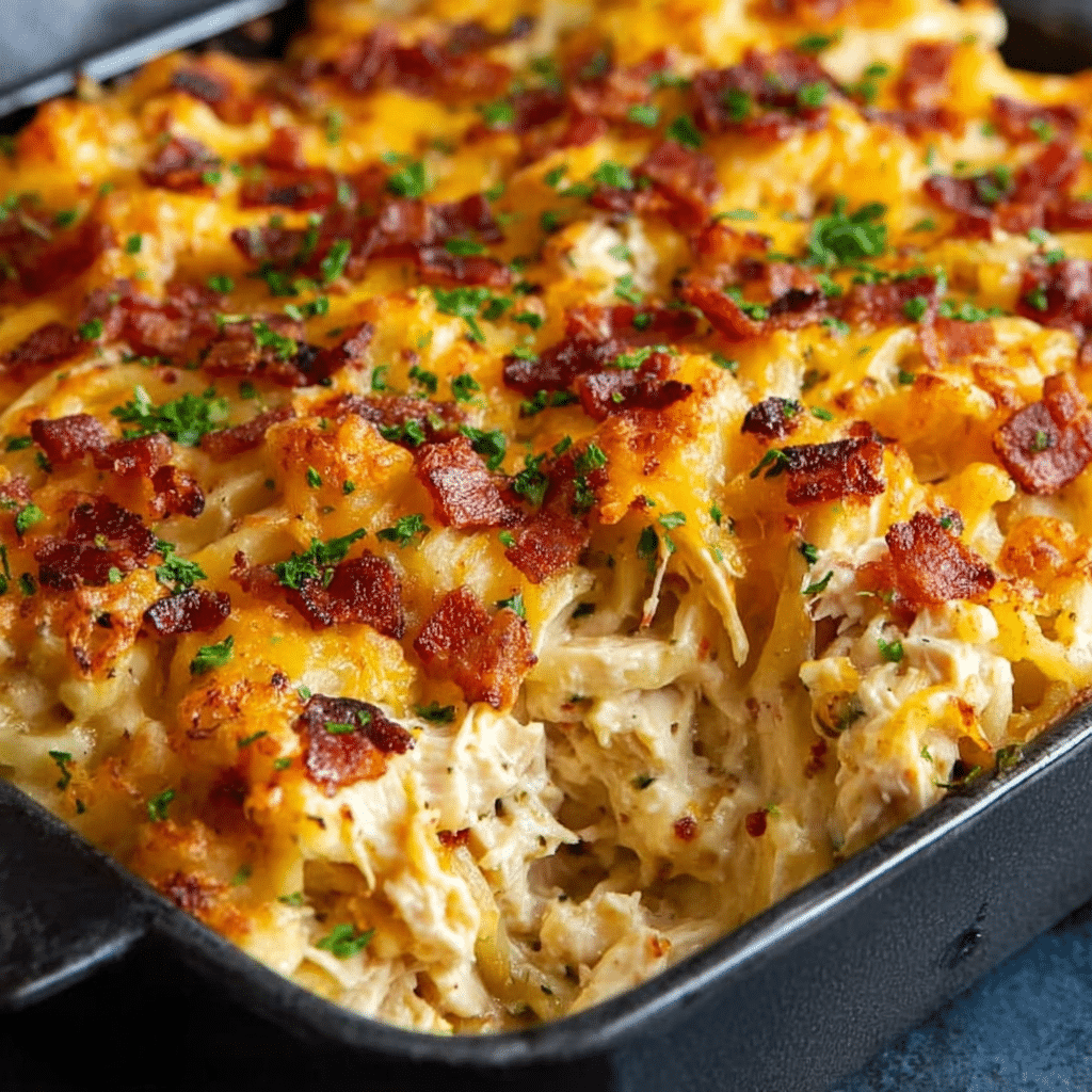 Creamy Southern Spaghetti Bake