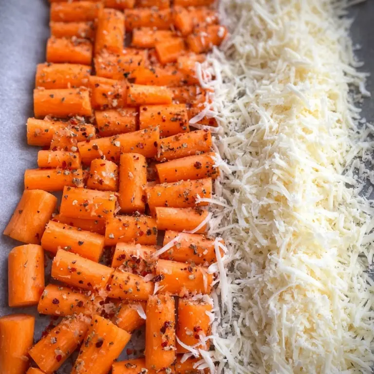 Crispy Parmesan Roasted Carrots Recipe