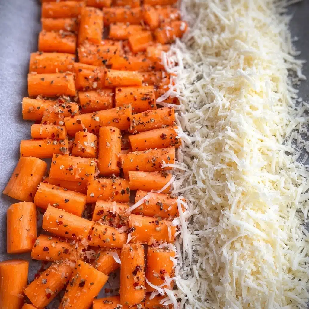 Crispy Parmesan Roasted Carrots Recipe - Recipe Image