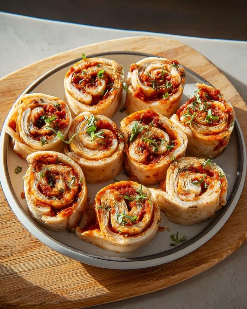 Tortilla Pizza Rolls Recipe