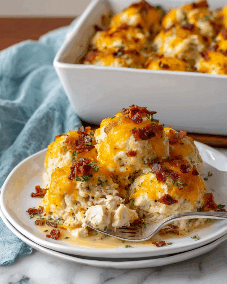Chicken Bubble Biscuit Bake Casserole Recipe