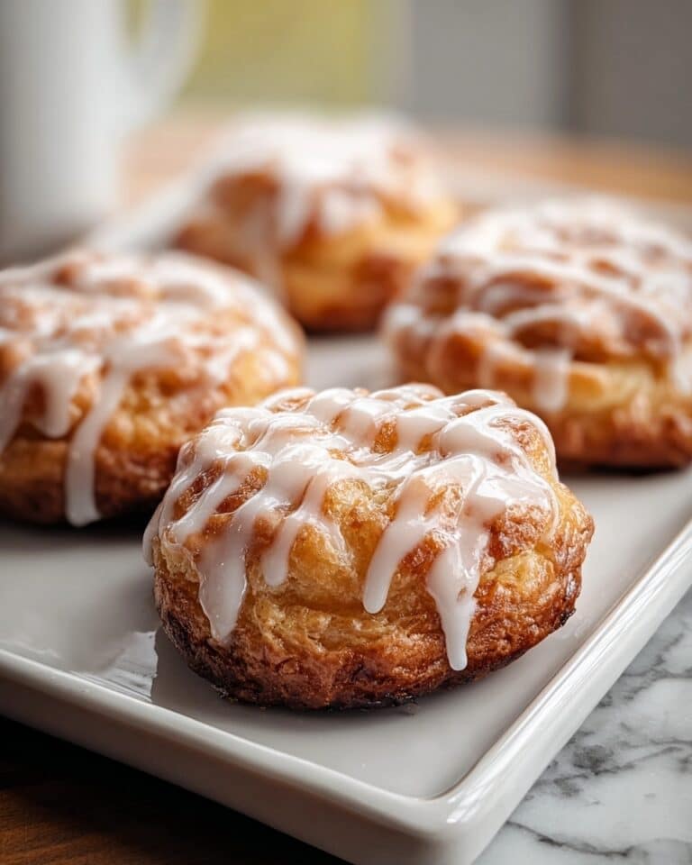 Baked Apple Fritters with Glaze Recipe