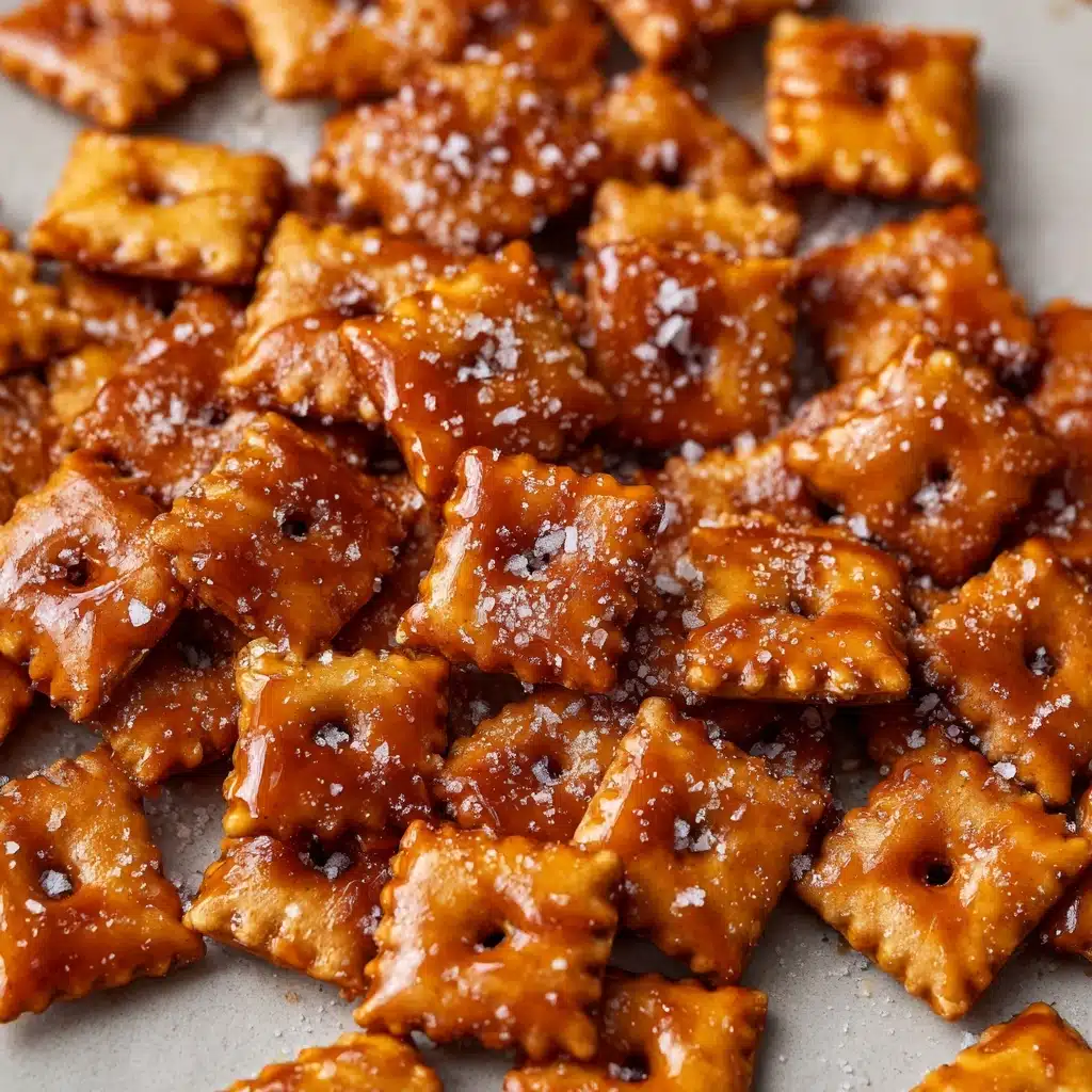 Salted Caramel Cracker Bites Recipe - Recipe Image