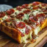 Cheesy Garbage Bread Recipe