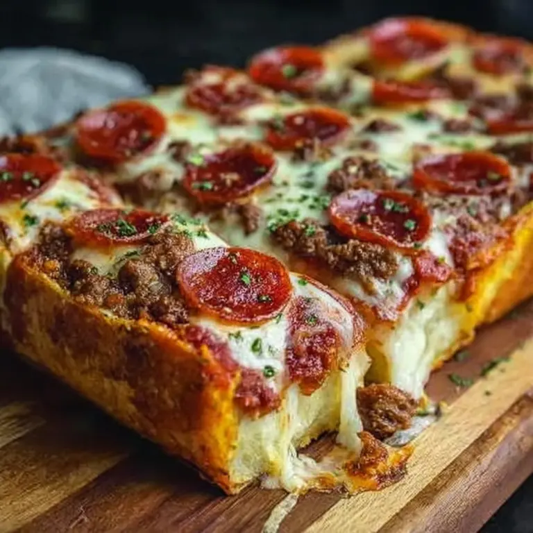 Cheesy Garbage Bread Recipe