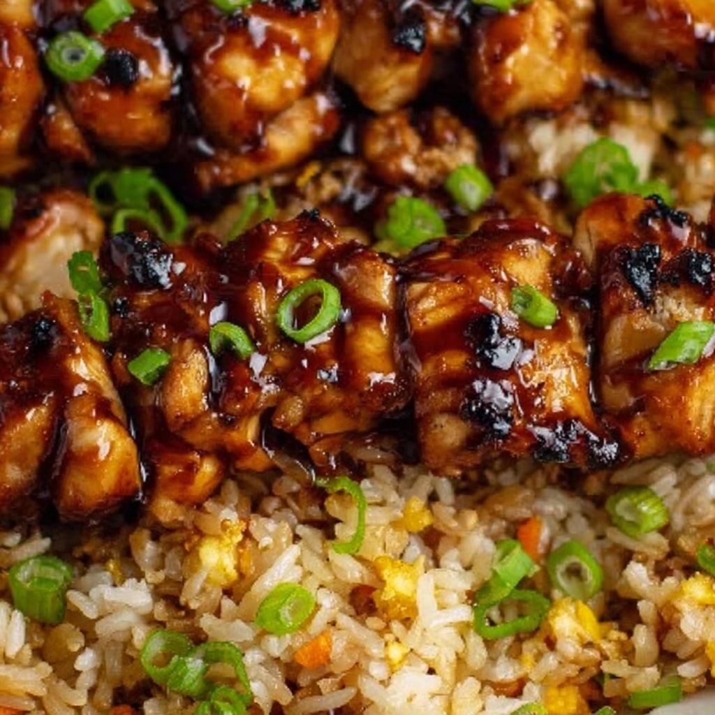 Honey BBQ Chicken Rice Recipe