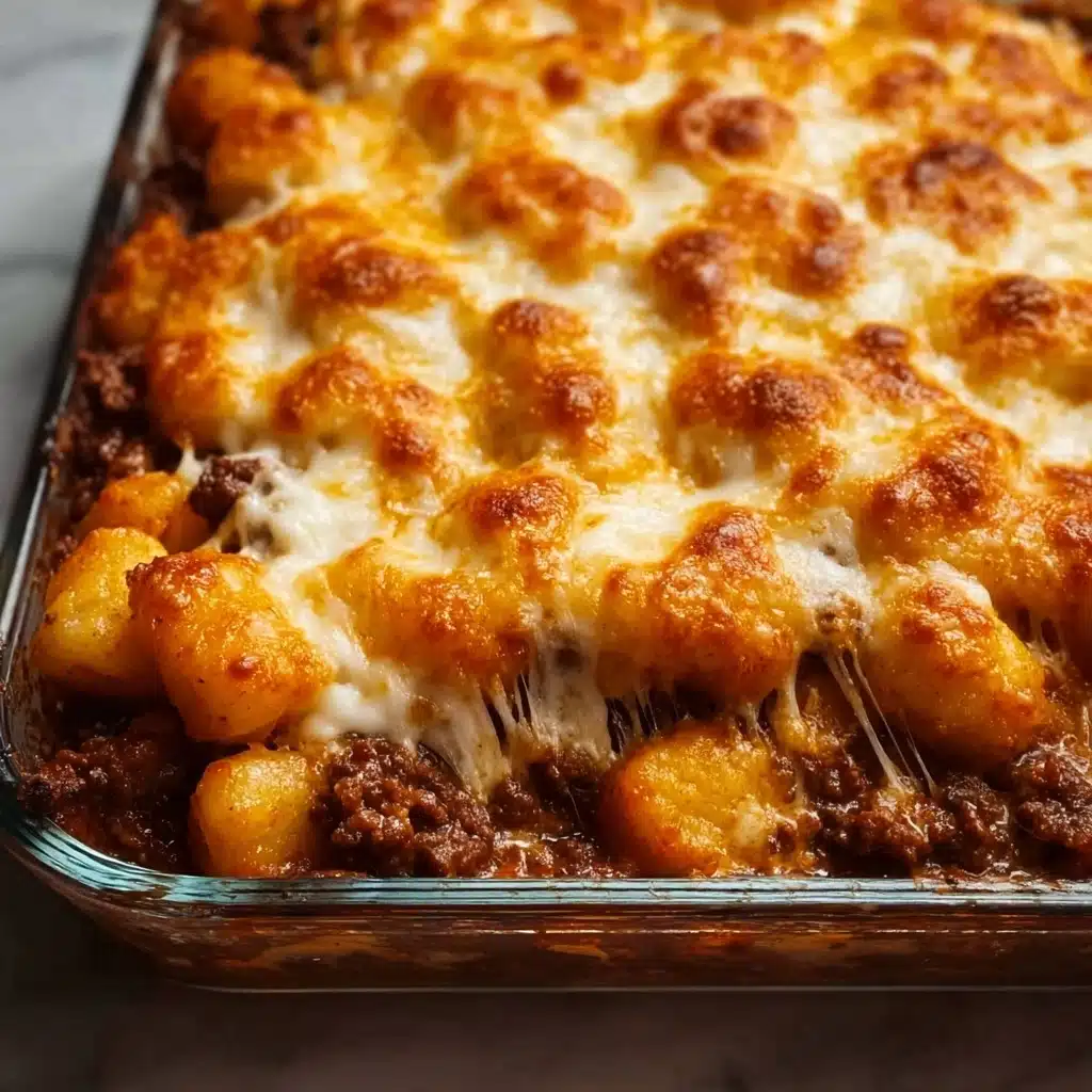 Chili Cheese Tater Tot Casserole - Recipe Image