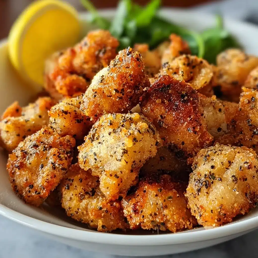 Crispy Lemon Pepper Chicken Bites Recipe - Recipe Image