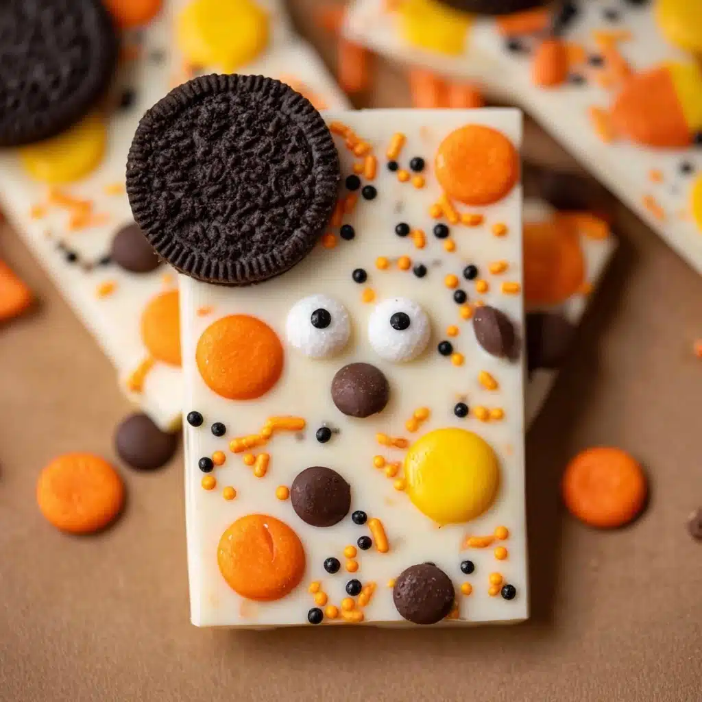 Spooky Halloween Oreo Bark Recipe - Recipe Image