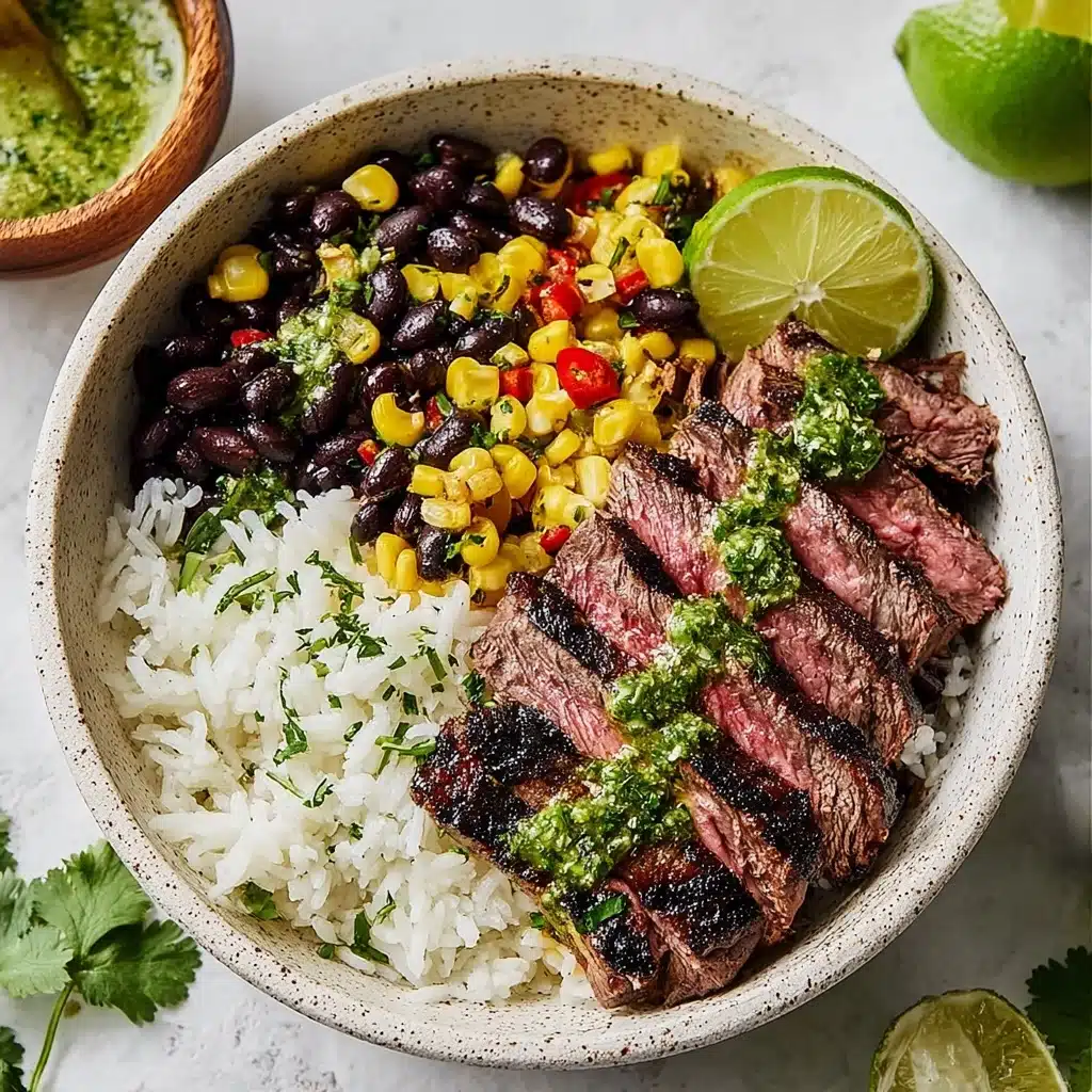 Cilantro Lime Steak Bowls Recipe - Recipe Image