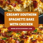 Creamy Southern Spaghetti Bake