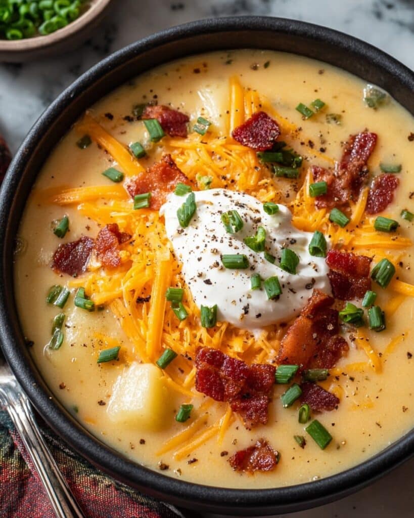 Comforting Loaded Baked Potato Soup Recipe