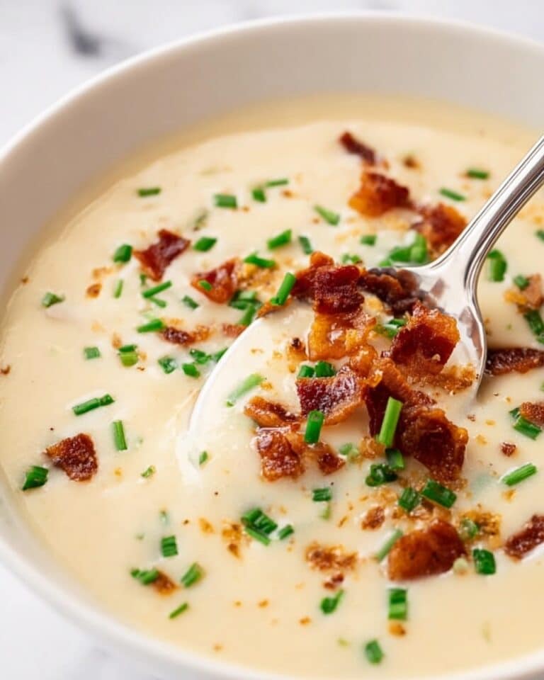 Creamy Bacon and Cheddar Baked Potato Soup Recipe