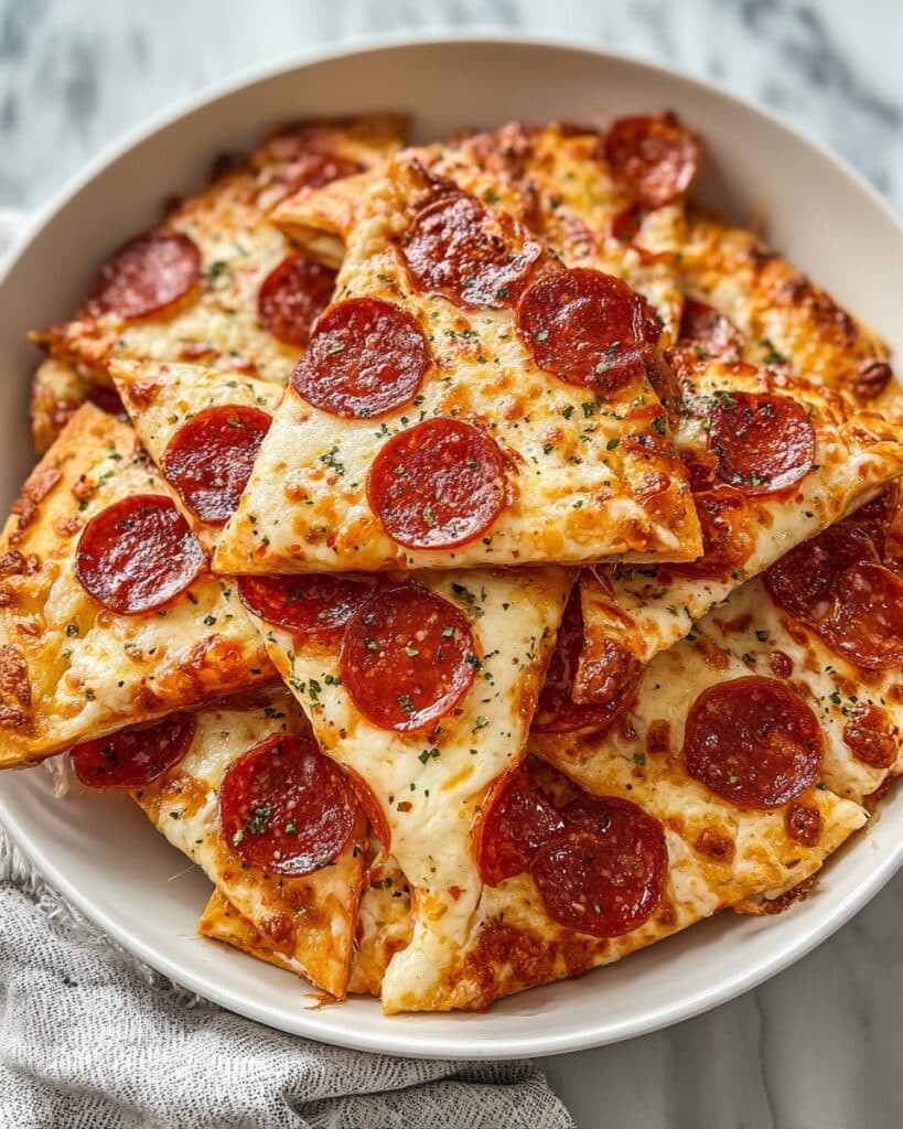 2 Ingredient Pizza Chips Recipe