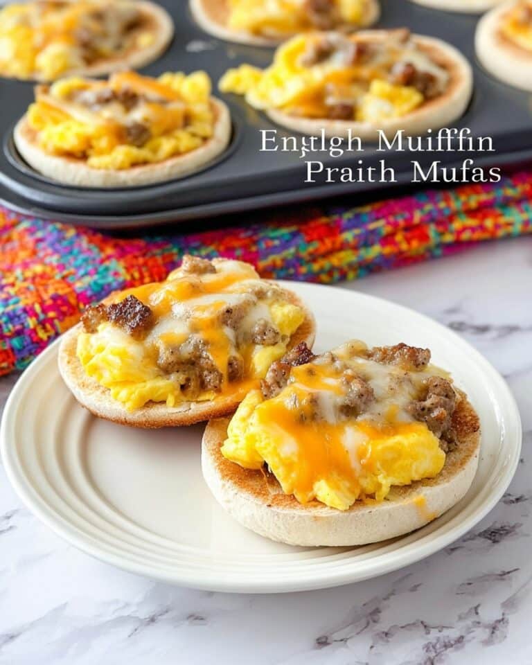 English Muffin Breakfast Pizza Recipe