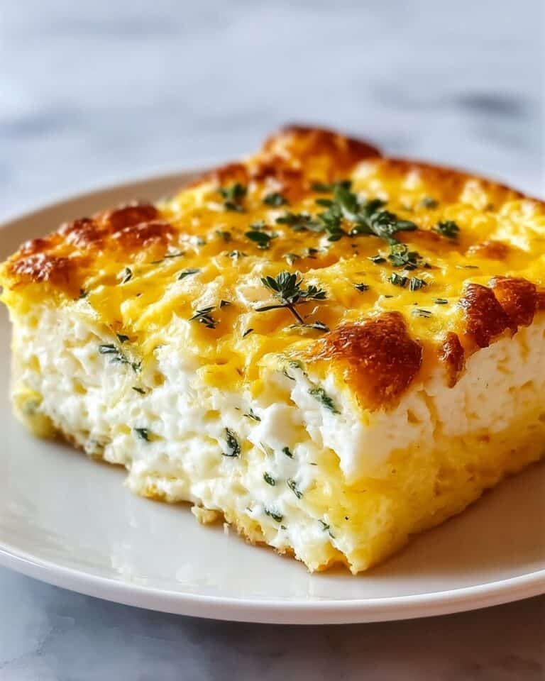Cottage Cheese Egg Bake Casserole Recipe