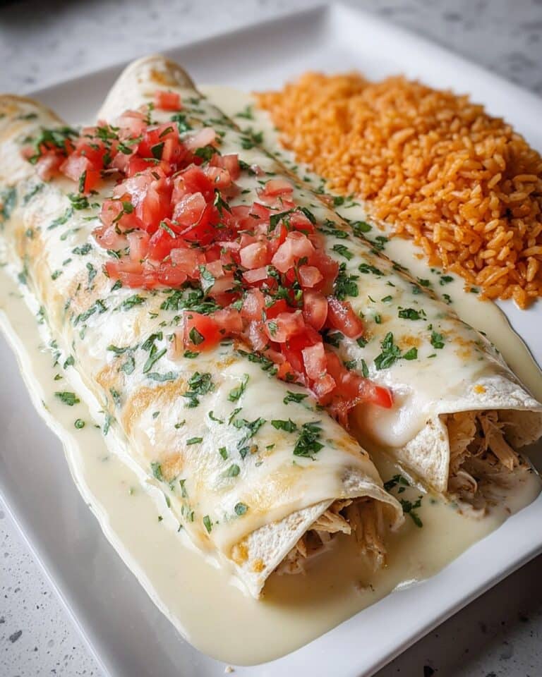 Queso Chicken Enchiladas Recipe