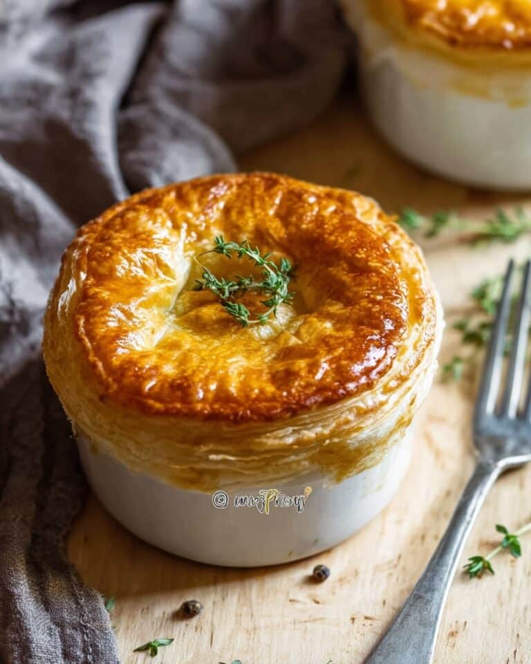 Chicken Pot Pie with Puff Pastry Recipe
