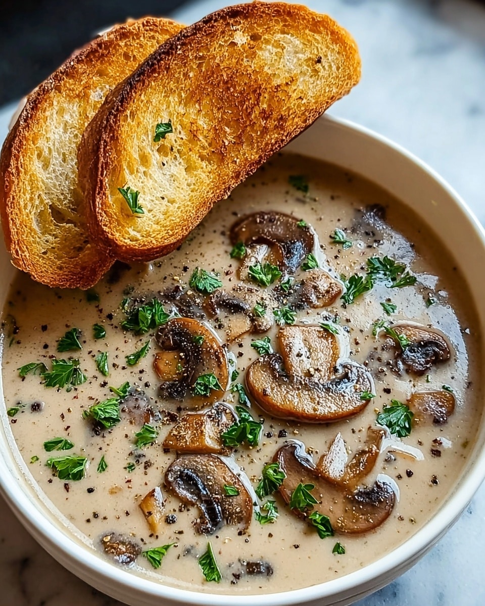 Creamy Mushroom Soup Recipe