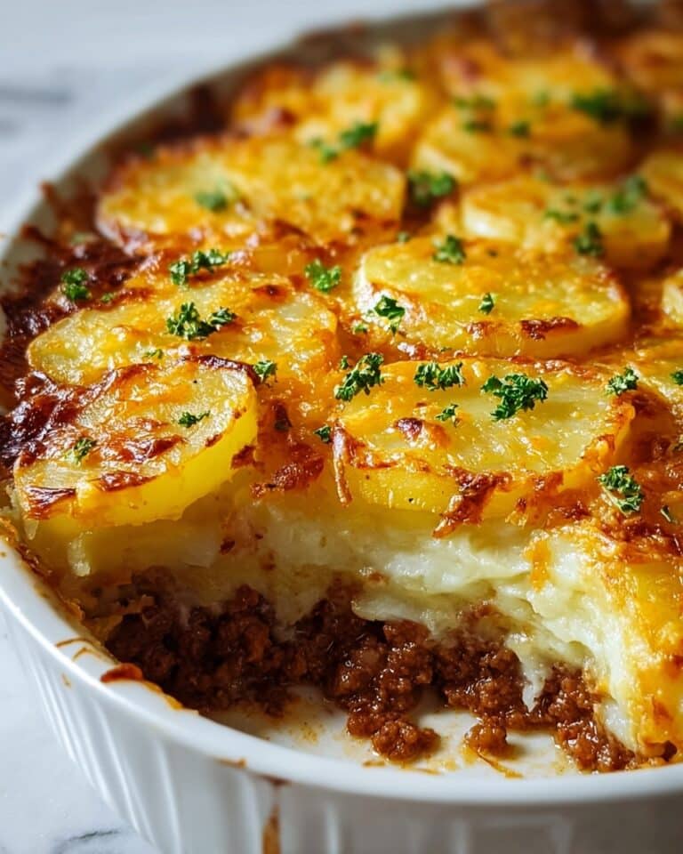 Hobo Casserole with Ground Beef and Cheddar Recipe