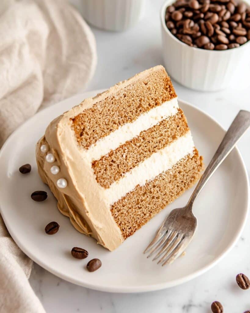 White Chocolate Mocha Cake Recipe