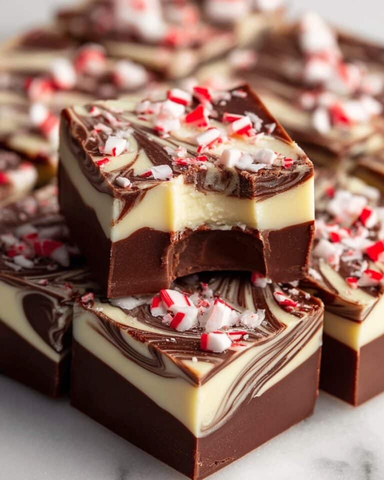 Peppermint Swirl Fudge Recipe