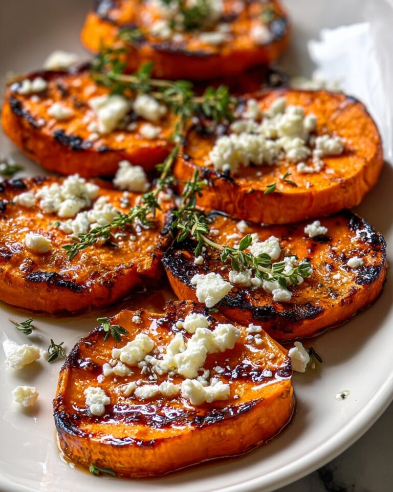 Roasted Sweet Potato Rounds with Honey and Feta Recipe