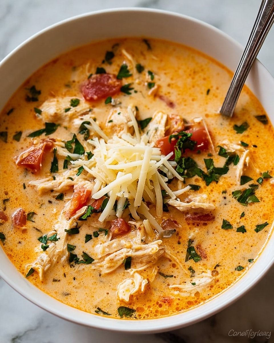 Crock Pot Creamy Chicken Parmesan Soup Recipe