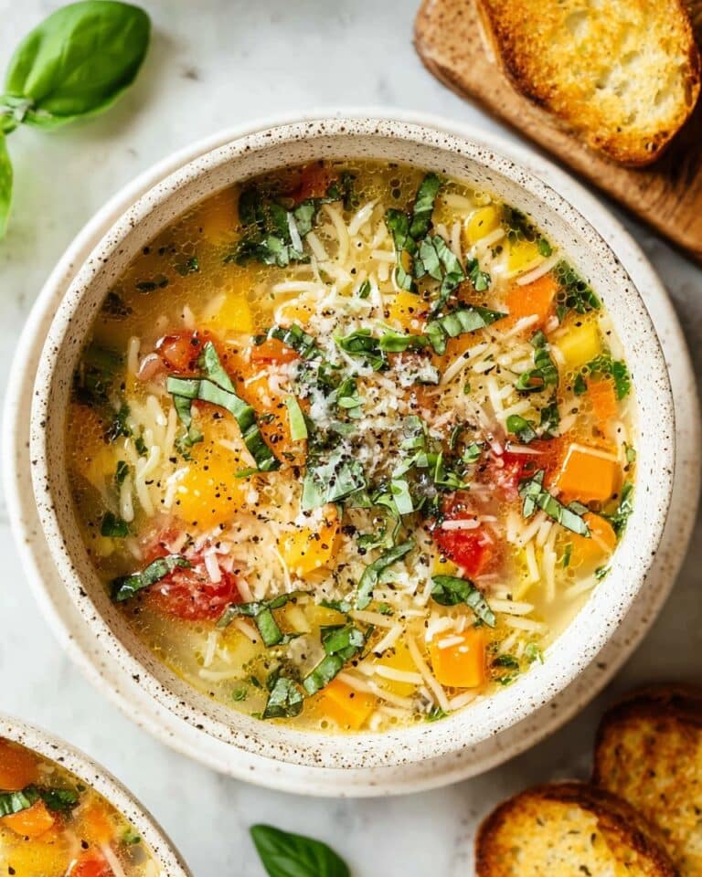 Mediterranean Orzo Soup Recipe