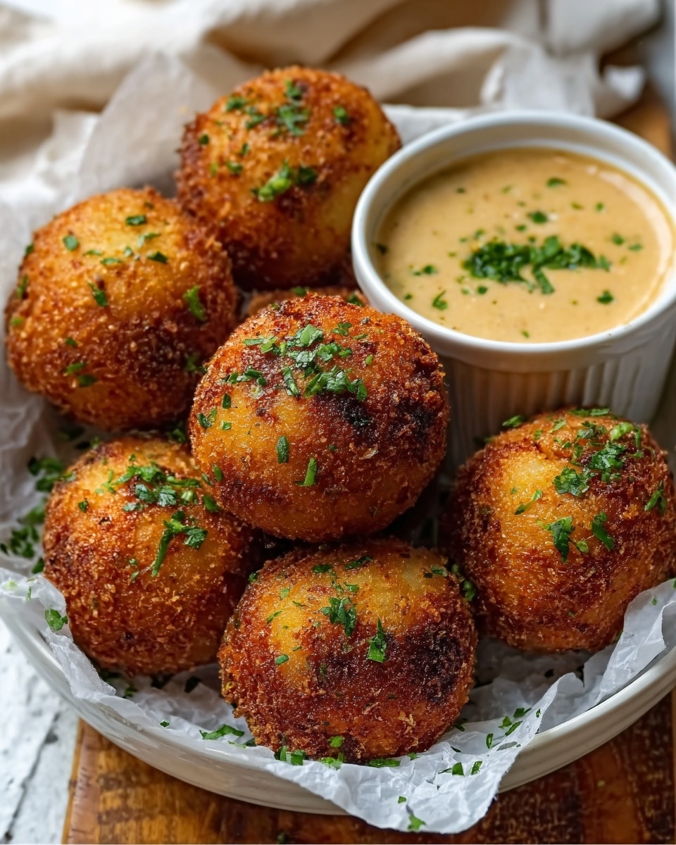 Reuben Balls with Spicy Thousand Island Dipping Sauce Recipe