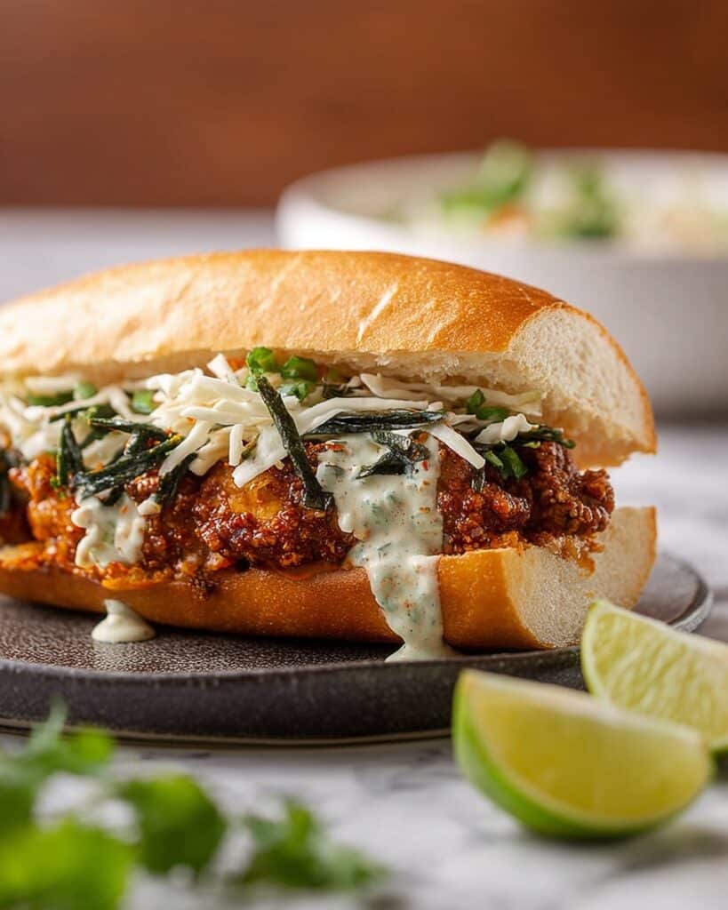 Crispy Cilantro Lime Chicken Sandwich Recipe