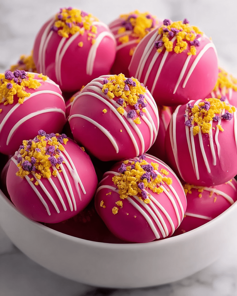 Strawberry Cheesecake Truffle Balls Recipe
