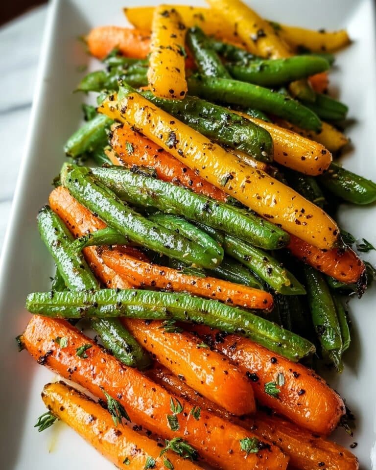 Roasted Carrots and Green Beans Recipe