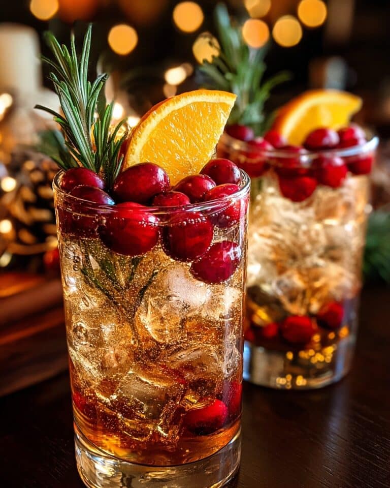 Festive Prosecco Cranberry Orange Cocktails Recipe