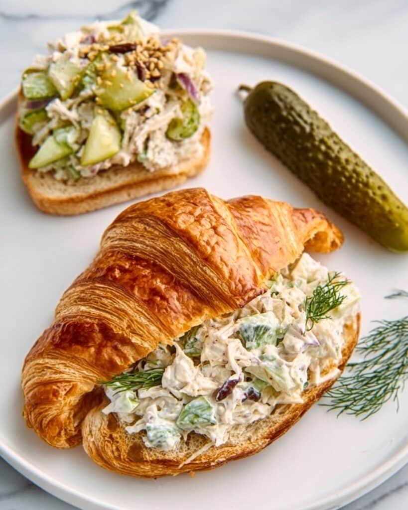 Savory Dill Pickle Chicken Salad Recipe