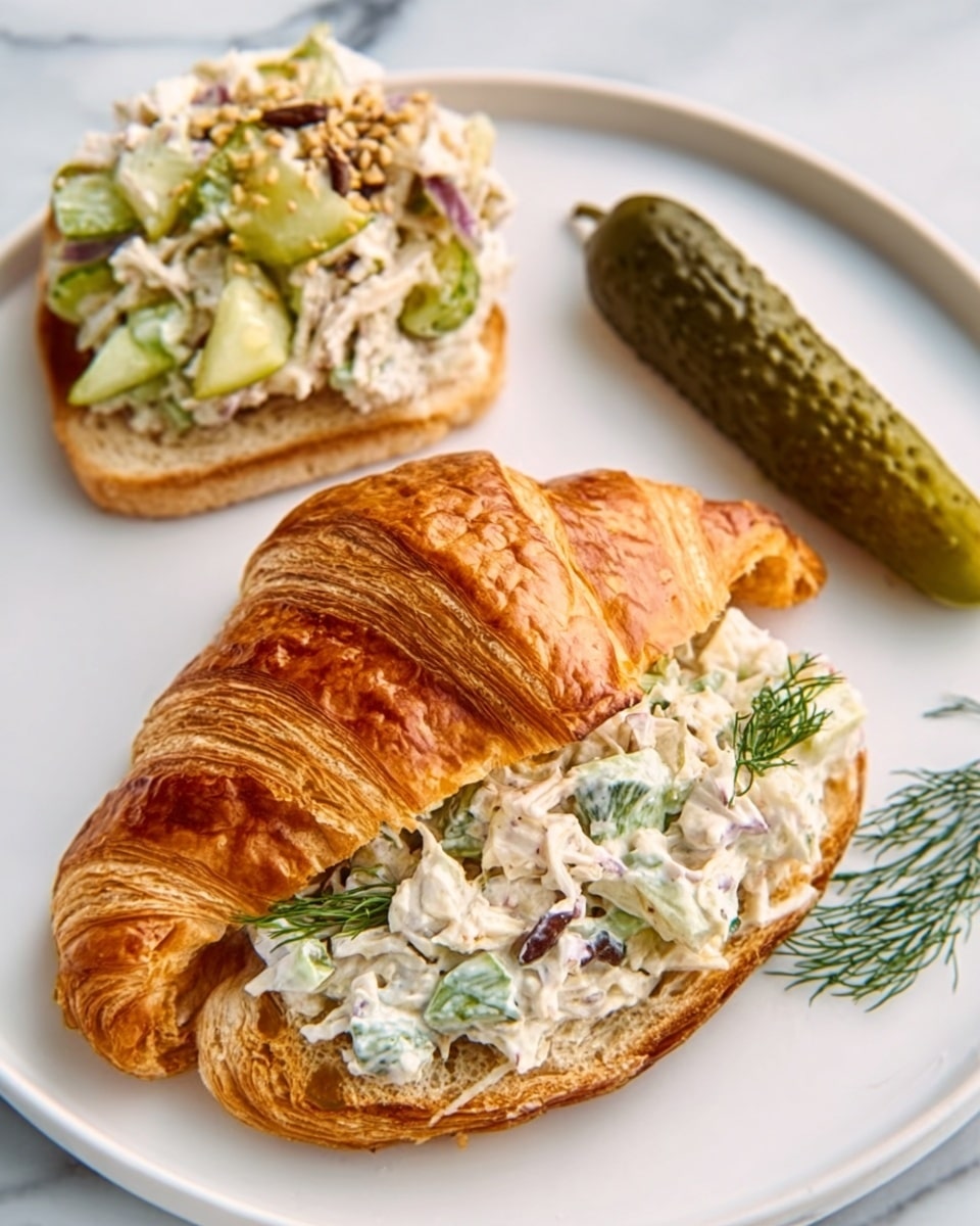 Savory Dill Pickle Chicken Salad Recipe