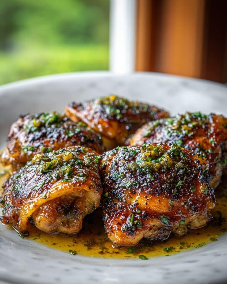 Brown Sugar Dijon Chicken Thighs Recipe