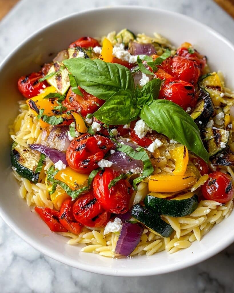 Roasted Vegetable Orzo Recipe