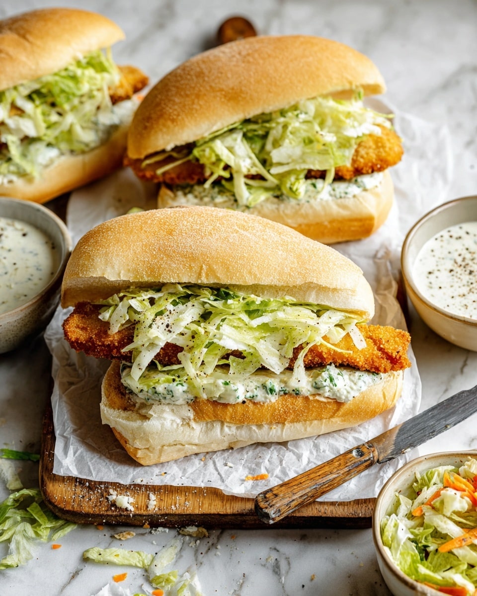 Chicken Caesar Sandwiches Recipe