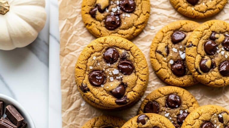 Chewy Pumpkin Chocolate Chip Cookies Recipe