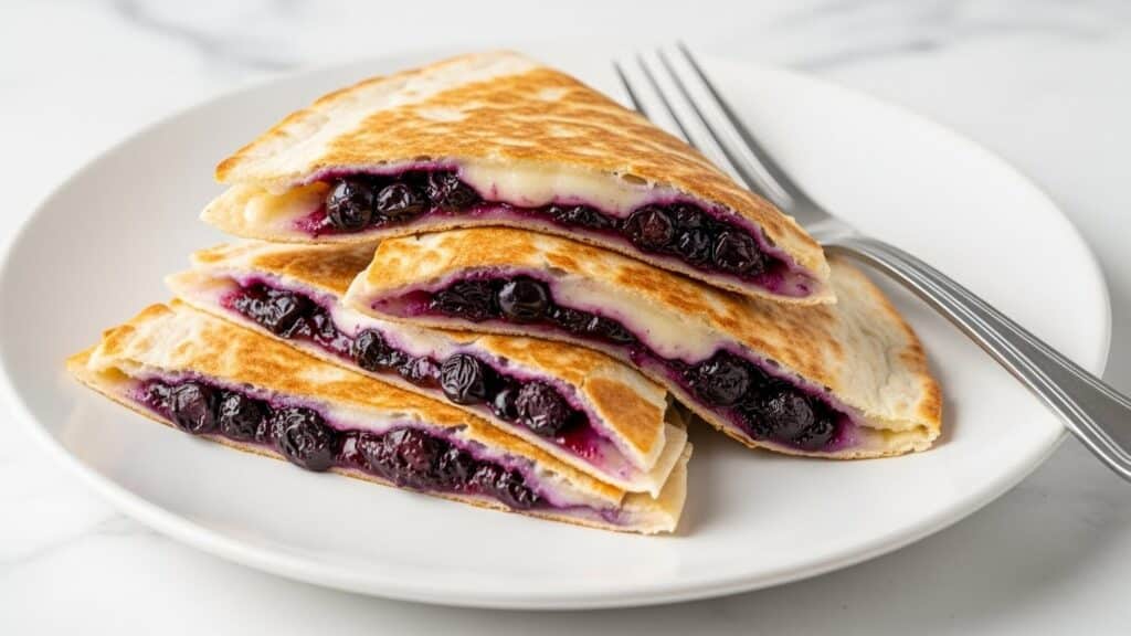 Blueberry Breakfast Quesadilla Recipe