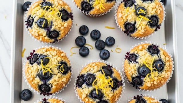 Blueberry and Lemon Zest Cottage Cheese Bites Recipe