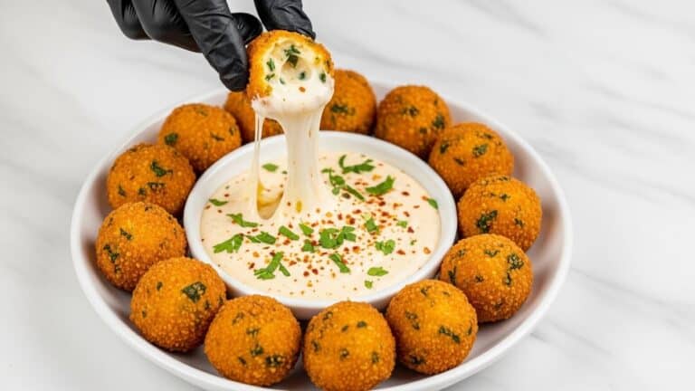 Cheesy Jalapeño Ranch Chicken Poppers with a Creamy Dip Recipe