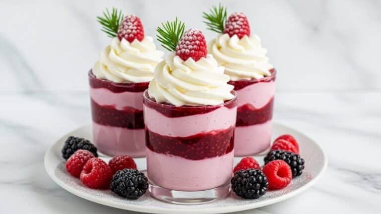 Cranberry Mousse Cups Recipe