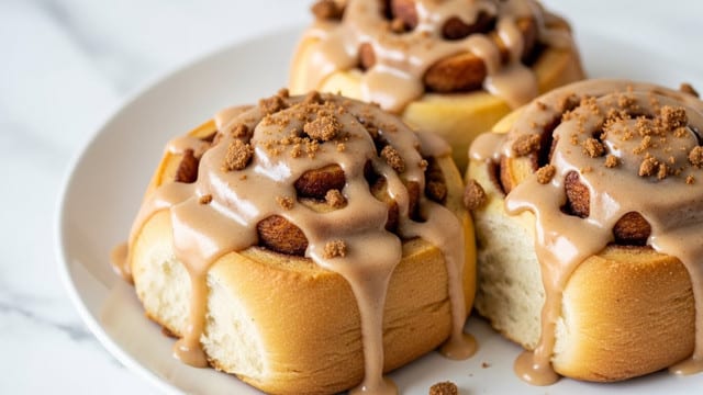 Biscoff Cookie Butter Cinnamon Rolls Recipe